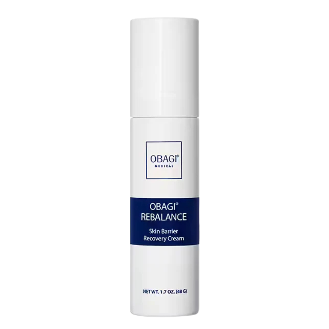 Obagi Rebalance Skin Barrier Recovery Cream bottle on a white background